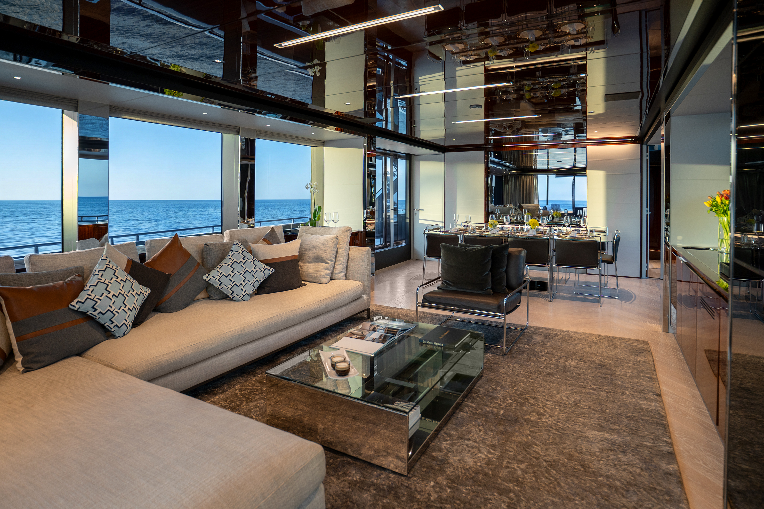 Illusion yacht interior — image 1