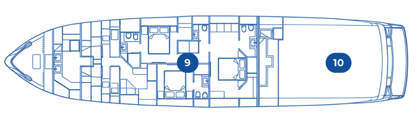 Illusion lower deck plan